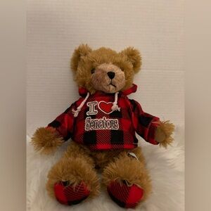 12” NHL Good Stuff I Love Ottawa Senators Collectors Bear